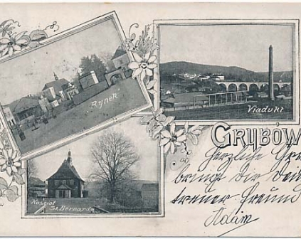 Grybów litografia 1899r