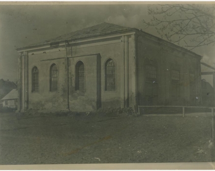 Sejny synagoga lata 1950/60 pozytyw zdjęcia na folii