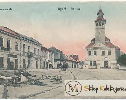 Przeworsk Rynek i Ratusz 1914r