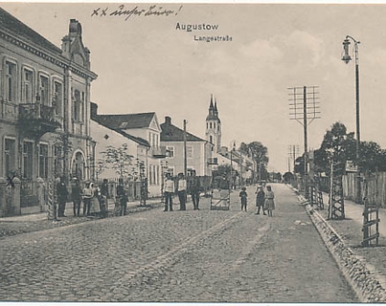 Augustów Langestrasse 1917r