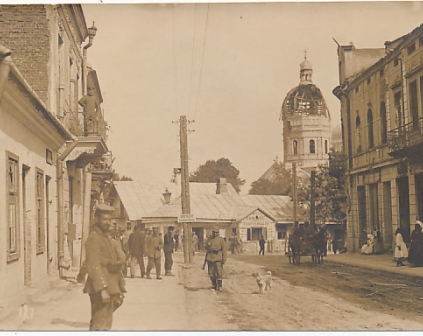   Radymno ulica cerkiew wojsko 1915rr 