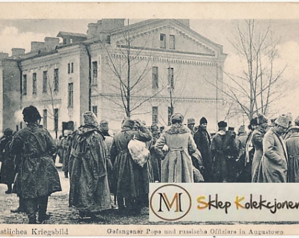 Augustów Rosyjscy jeńcy w koszarach 1915r