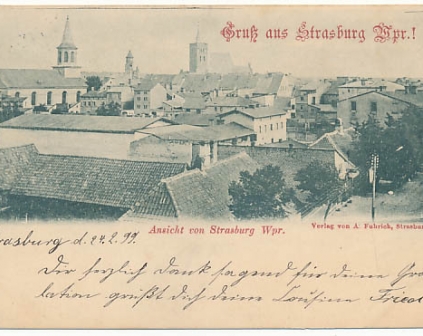 Brodnica Gruss aus Strasburg Wpr. 1899r