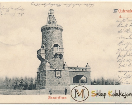 Ostróda Osterode,O.-Pr. Bismarcktrum 1904 ambulans pocztowy