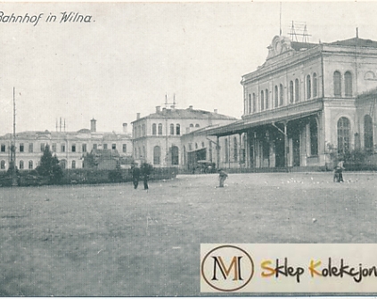  Wilno Dworzec kolejowy 1916 r.