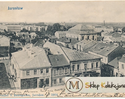  Jarosław Widok ogólny synagoga 1904 r.