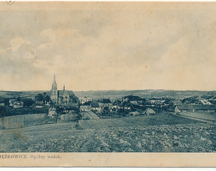 Ciężkowice Widok ogólny 1931r