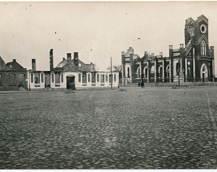 Konstantynów k. Łodzi Zniszczenia wojenne
