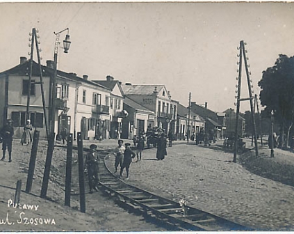 Puławy ulica Szosowa, tory