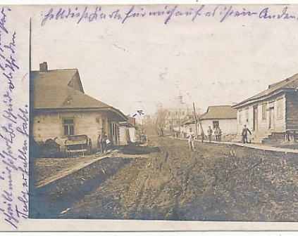 Łokacze Ulica wojsko 1917r