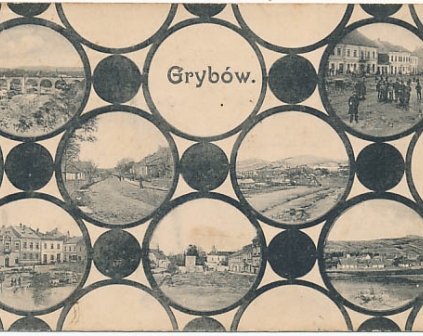 Grybów Kilka widoków 1909r