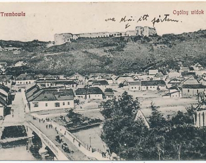 Trembowla Widok ogólny  synagoga 1914r