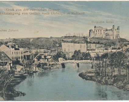 Dobrzyń Granica Golub - Dobrzyń 1915r