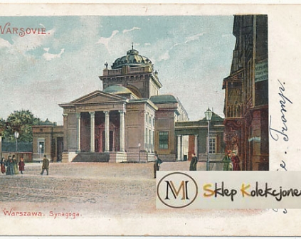   Warszawa Synagoga Varsovie 1900 r.