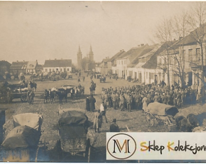 Raciąż Rynek wojsko tabory 1916r