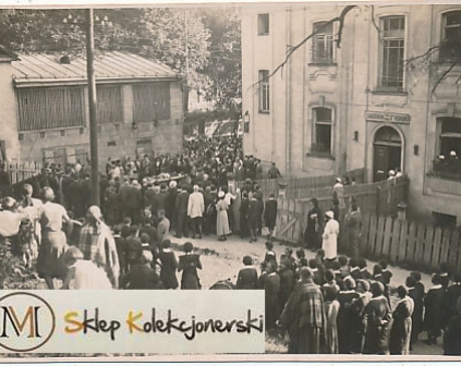   Kalisz Sanatorium TOZ judaika,  pogrzeb 1945r