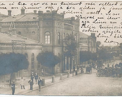 Skierniewice Dworzec kolejowy 1908r fotograficzna 