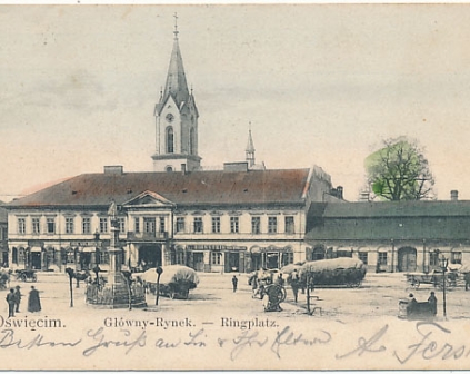 Oświęcim Rynek 1905r