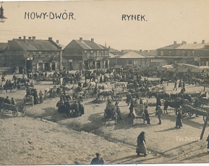 Nowy Dwór Rynek foto Juress 1920r