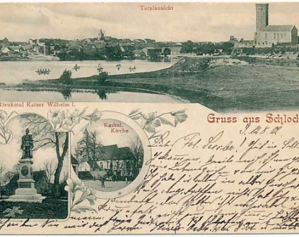 Człuchów Gruss aus Schlochau 1902r