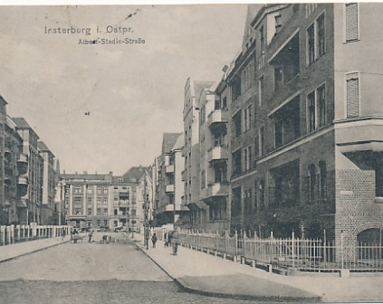 Czerniachowsk  Insterburg i. Ostpr. Albert - Stadie Strasse 1915r