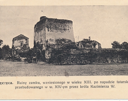 Łęczyca Zamek ruiny 