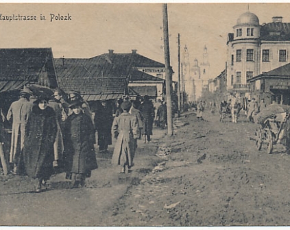 Połock Ulica Główna 1918r