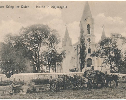 Mejszagoła Kościół wojsko 1918r