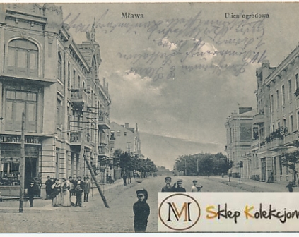 Mława Ulica Ogrodowa 1915r