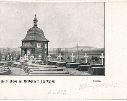 Rzgów k. Łodzi Cmentarz wojskowy 1917r