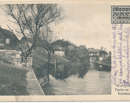Skarżysko Kamienna Widok znad rzeki 1917r