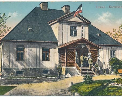 Łowicz Komendantura wojsko 1915r