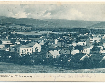 Skoczów Widok ogólny 1930r