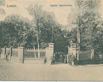 Łomża Ogród Spacerowy 1915r Poczta polowa
