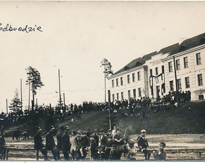 Podbrodzie uroczystość wojsko 1932r fotograficzna