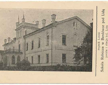 Berdówka pow.Lida Szkoła Rolnicza 