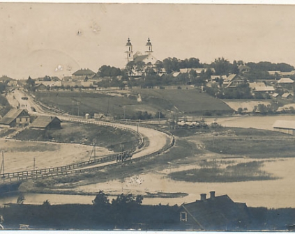 Jeziorosy Zarasai Widok ogólny 1917r