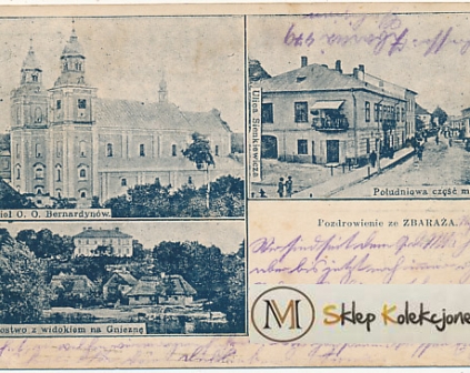 Zbaraż Pozdrowienia ze Zbaraża 1903r