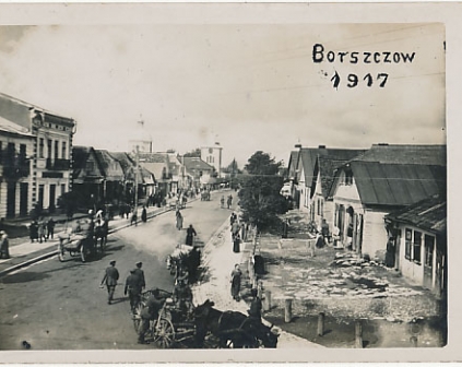 Borszczów ulica 1917 fotograficzna