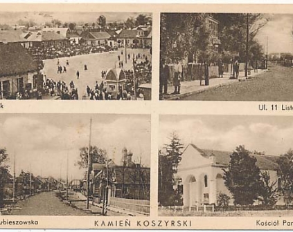 Kamień Koszyrski Cztery widoki