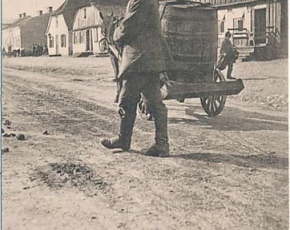 Stawiski Der Krieg im Osten żołnierz woziwoda 1916r