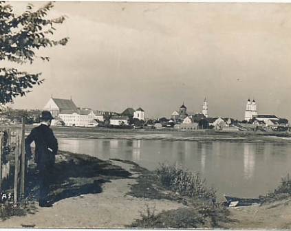 Kowno Widok na miasto 1928r fotograficzna