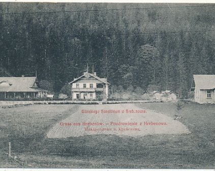 Hrebenów Sanatorium Glińskiego 1908r