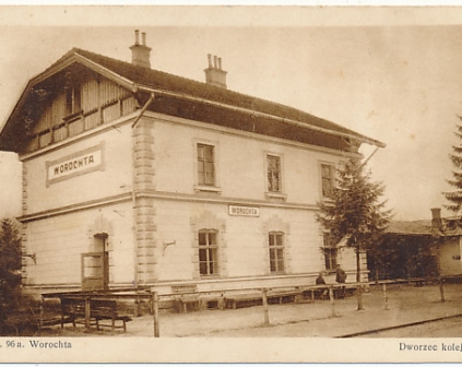 Worochta Dworzec kolejowy 1927r