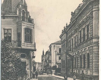 Złoczów Ulica Pocztowa 1917r