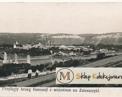 Zaleszczyki Przyległy brzeg Rumunii  