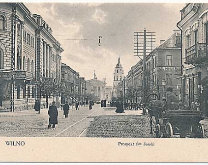 Wilno Prospekt Sto Jerski wyd.D.Visoune 
