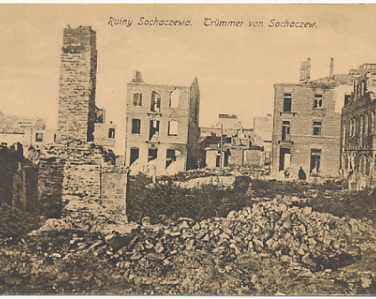 Sochaczew Zniszczone miasto 