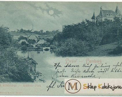  Lwów Park Kilińskiego księżycowa 1899r