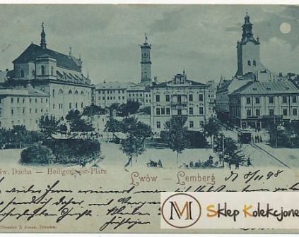 Lwów Plac św. Ducha  księżycowa 1898r